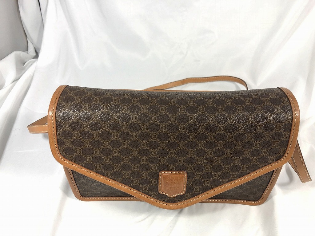 セリーヌ CELINE ショルダーバッグ ブラウン 【中古】