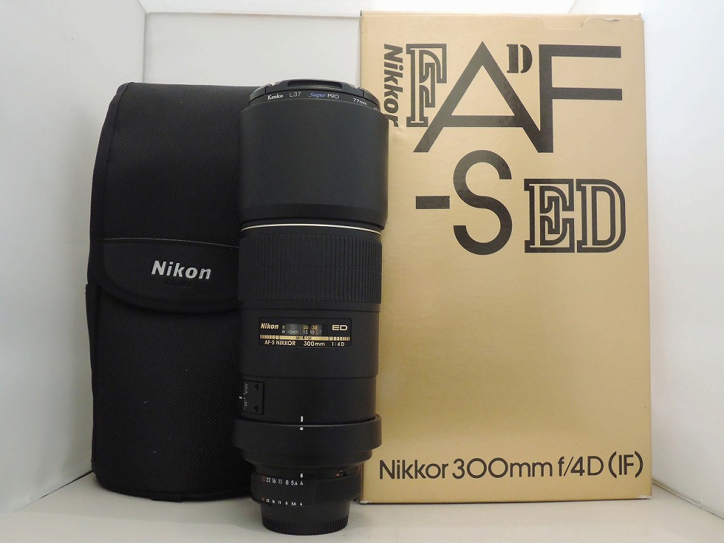 【継続期間押さえる大売り出し】ニコン Nikon Fマウント 水晶体 フルサイズ Ai AF-S NIKKOR 300粍 f4D IF-ED 【中古】
