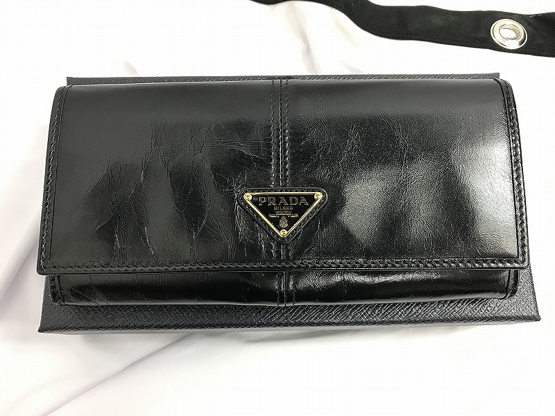 プラダ PRADA 長財布 2CYR SOFT LUX 1MH132 【中古】
