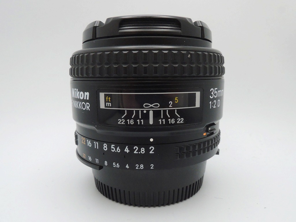 ニコン Nikon Fマウント 水晶体 Ai-S AF NIKKOR 35粍 f2 D 【中古】