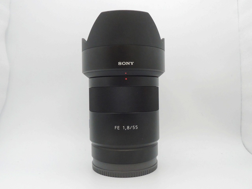 【継続期間制限事項大売り出し】ソニー SONY Eマウント 水晶体 フルサイズ Sonnar T* FE 55粍 f1.8 ZA 【中古】