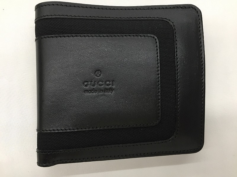 【全品ポイント10倍!要エントリー】【期間限定セール】グッチ GUCCI 二つ折り財布 034 1502 1084 【中古】|ワットマン店