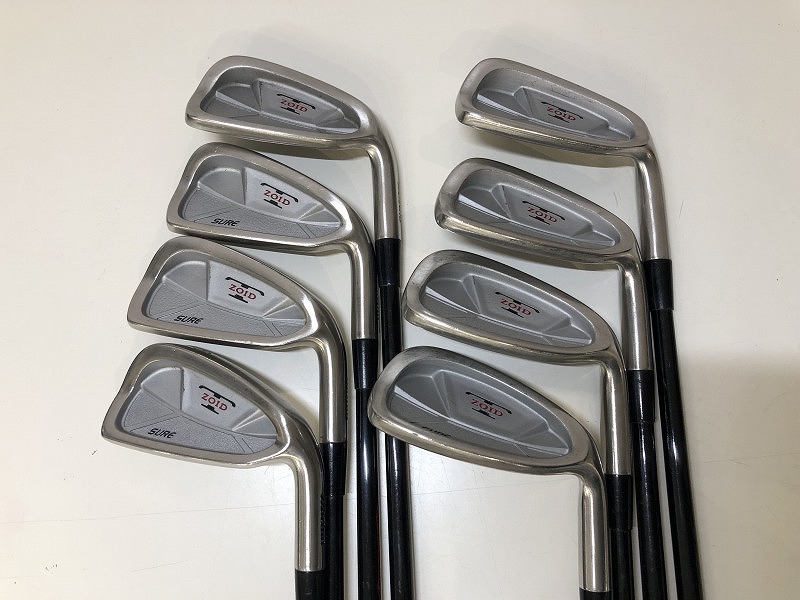 ミズノ MIZUNO 【並品】右用アイアン8本仕掛ける ZOID SURE 【中古】