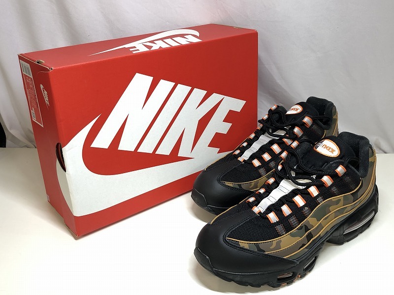 【継続期間押さえる大売り出し】ナイキ NIKE AIR MAX 95GOLDEN BEIGE CAMO 28,5ｃｍ HQ1973-001 【中古】