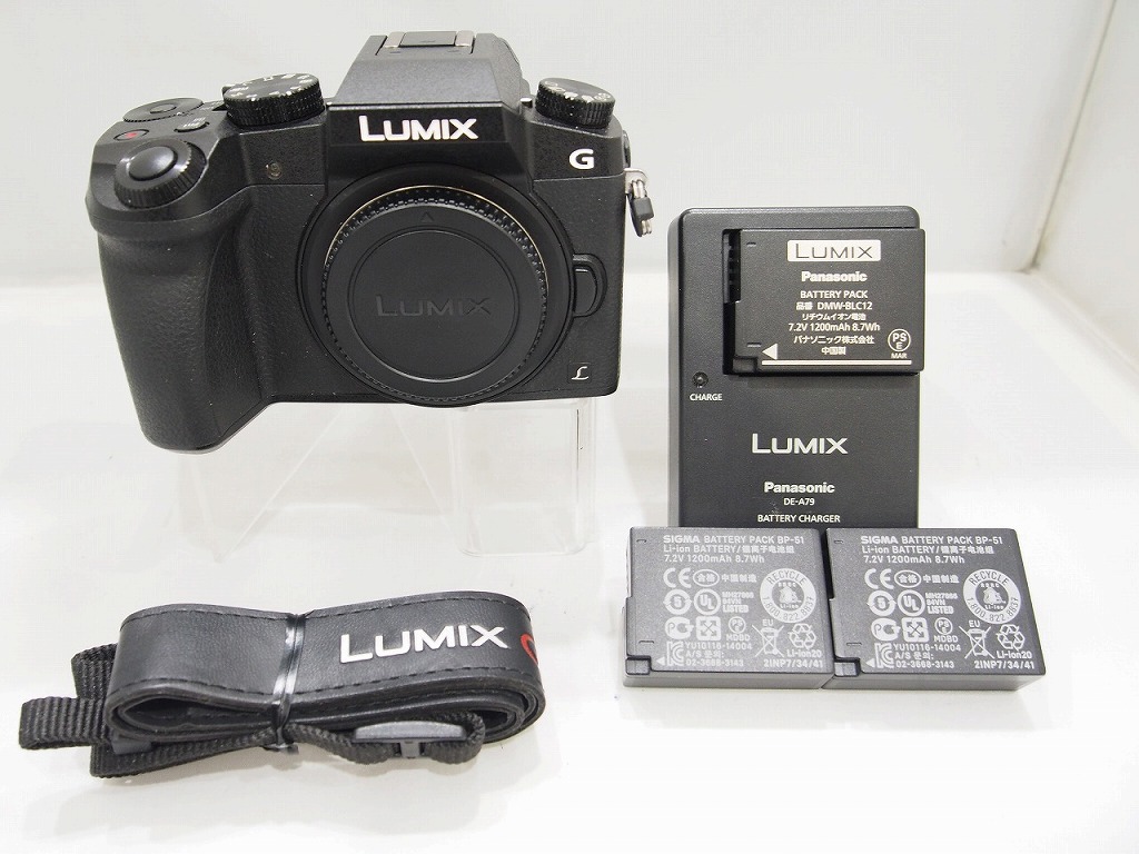 【継続期間制限事項大売り出し】パナソニック Panasonic 鏡鑑受け答え一眼写真機 DMC-G7 【中古】