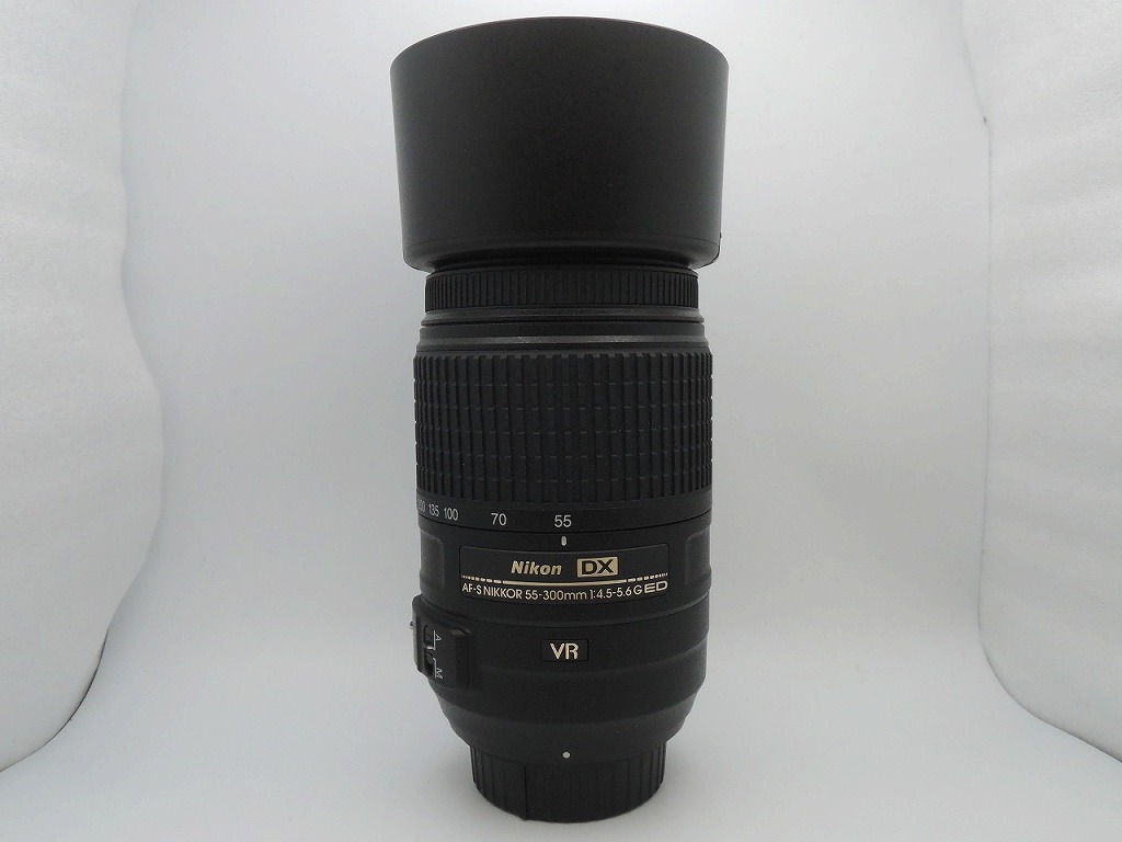 ニコン Nikon Fマウント 水晶体 APS-C AF-S DX NIKKOR 55-300粍 f4.5-5.6 G ED VR 【中古】
