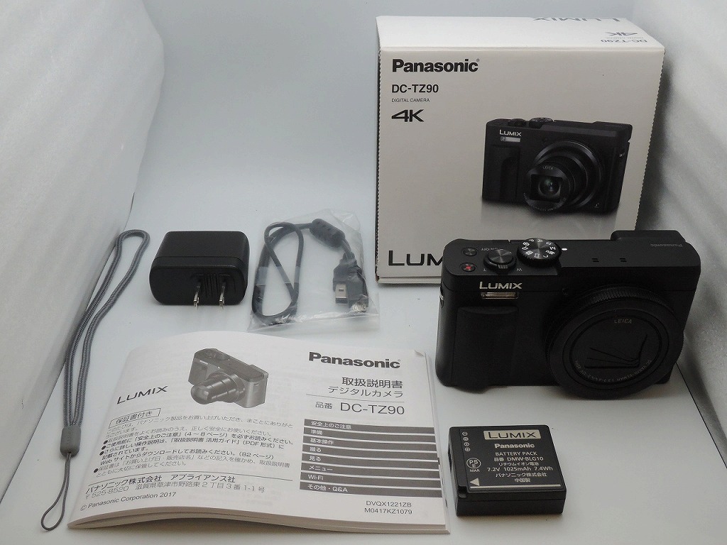 【全品ポイント10倍!要エントリー】【期間限定セール】パナソニック Panasonic コンパクトデジタルカメラ コンデジ DC-TZ90 【中古】|ワットマン店
