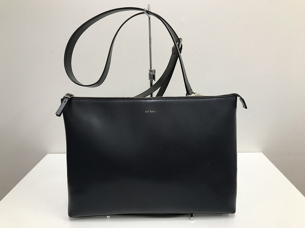 【全品ポイント10倍!要エントリー】【期間限定セール】ポールスミス Paul Smith とことん極める!オトナ仕様のショルダーバッグ 上品でスタイリッシュなお洒落の魅力 A4可 斜め掛け鞄 【中古】|ワットマン店