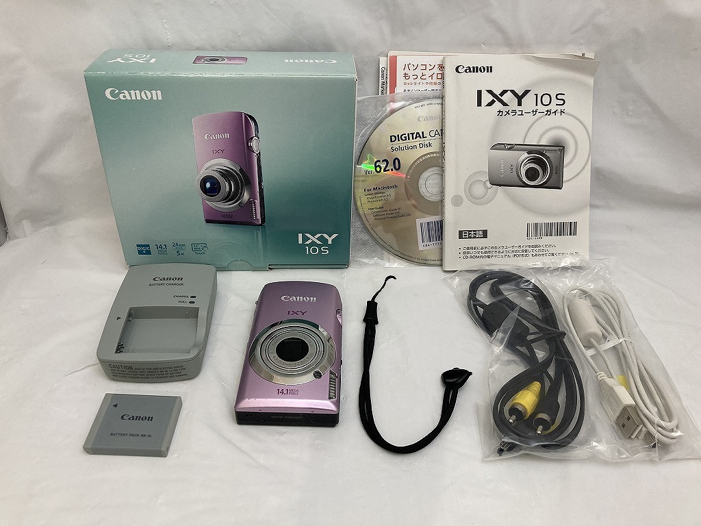 キヤノン Canon デジタル写真機 IXY 10S パソコン1467 【中古】