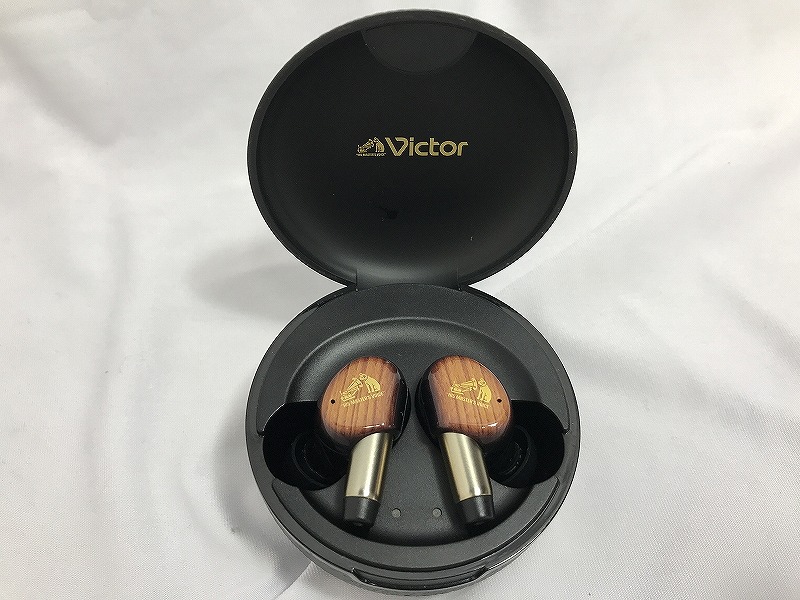 勝利者 Victor ワイヤレスイヤホン WOOD master HA-FW5000T-T 【中古】