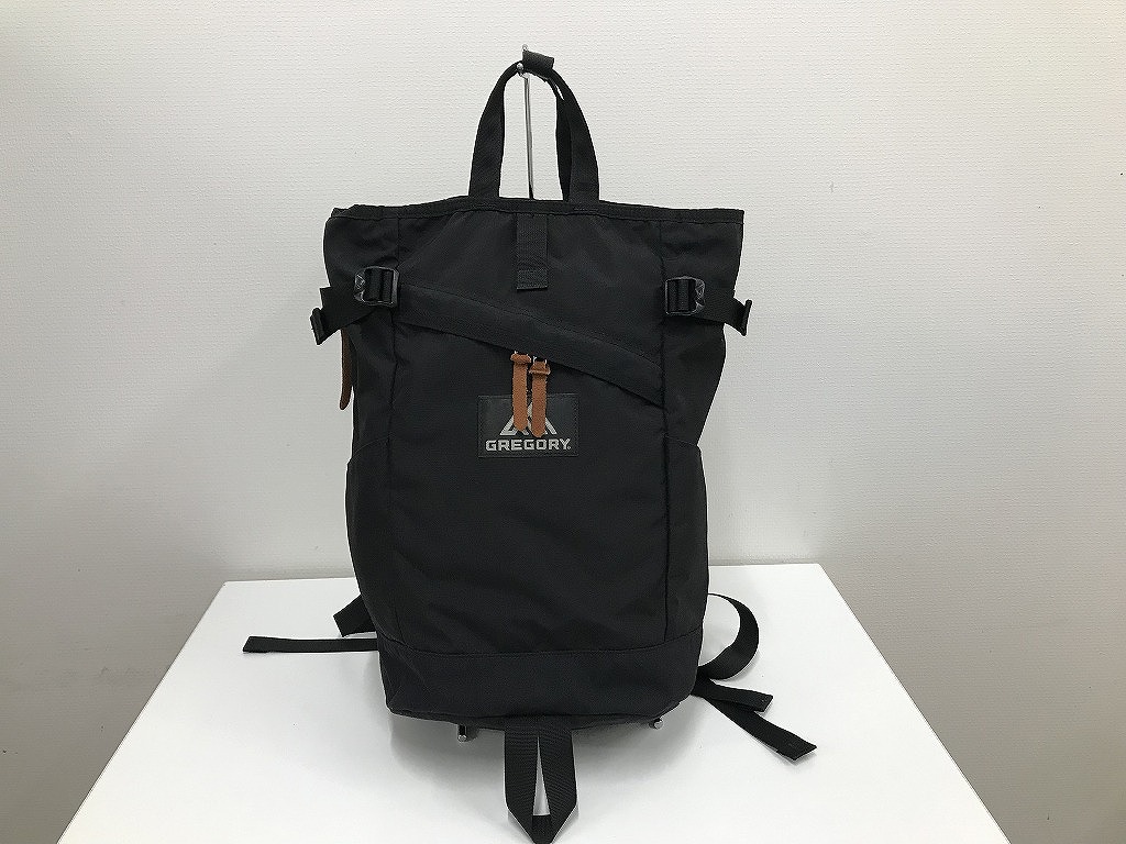 グレゴリー GREGORY 美品 心地好いでスポーティな着飾るの愛らしさ MULTI DAY 納める力人並み外れた 18L 軽さ背嚢 御徒面子鞄 黒 通い通学 【中古】