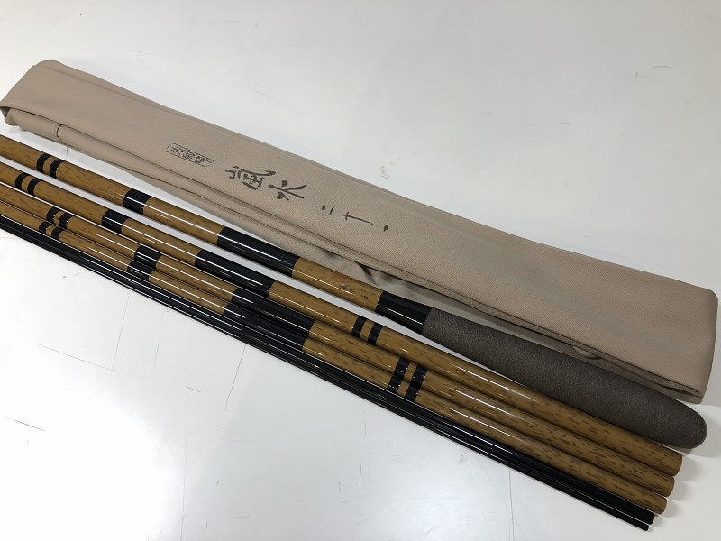 シマノ SHIMANO へら竿 朱紋峰 嵐水 二十一 継数6 釣竿 釣具 【中古】