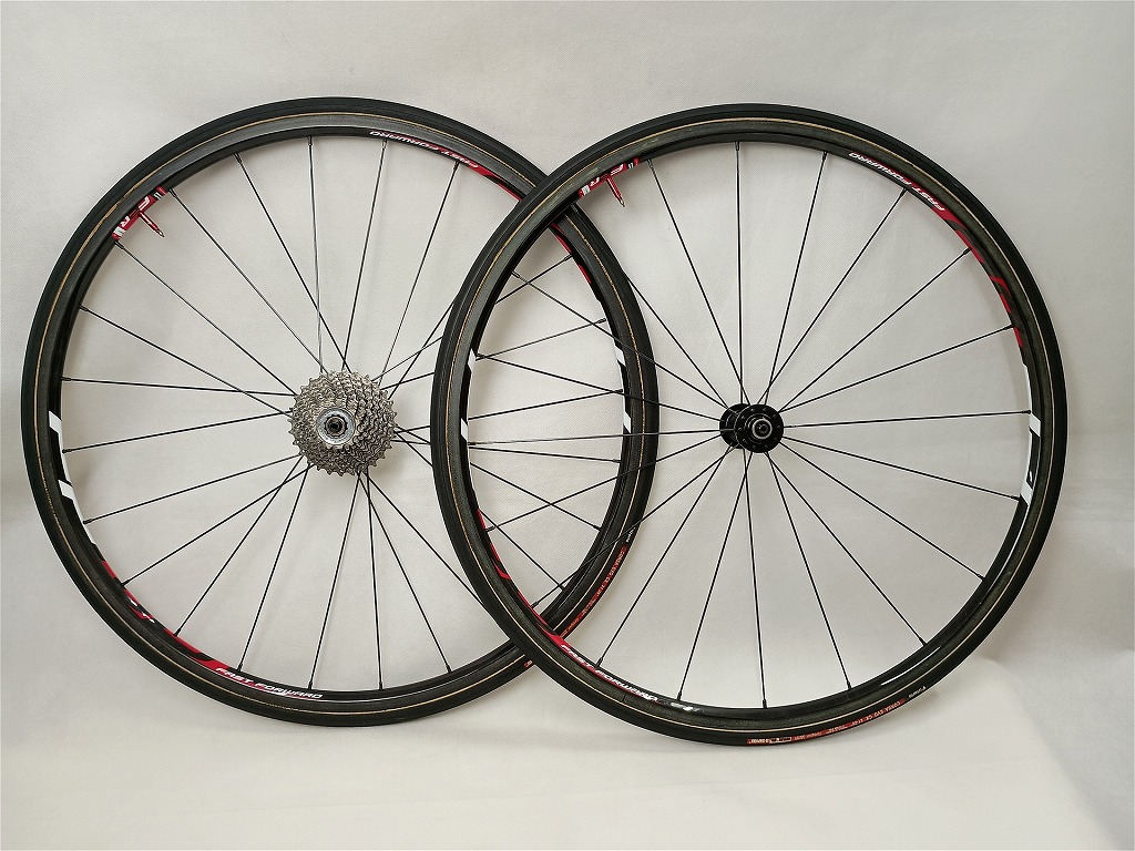 ファストフォワード FAST FORWARD 【ジャンク品】F2R カーボンチューブラー ホイールセット DT240ハブ 【中古】