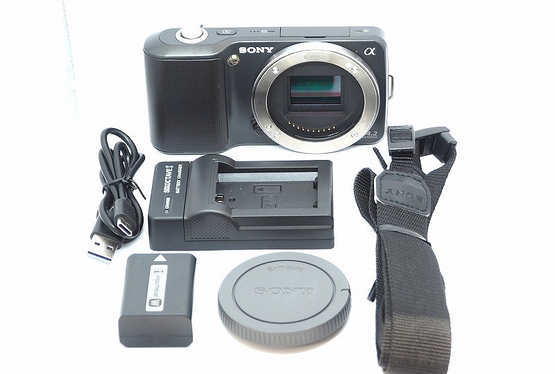 【継続期間制限事項大売り出し】ソニー SONY 鏡鑑受け答え デジタル一眼写真機 α NEX-3K 【中古】
