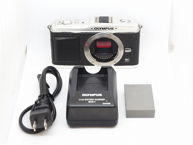 オリンパス OLYMPUS 鏡鑑受け答え一眼 PEN E-P1 【中古】