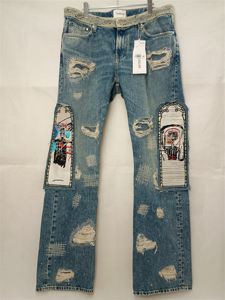 エイチ　アンド　エム H&M バスキアコラボデニム 36インチ 【中古】