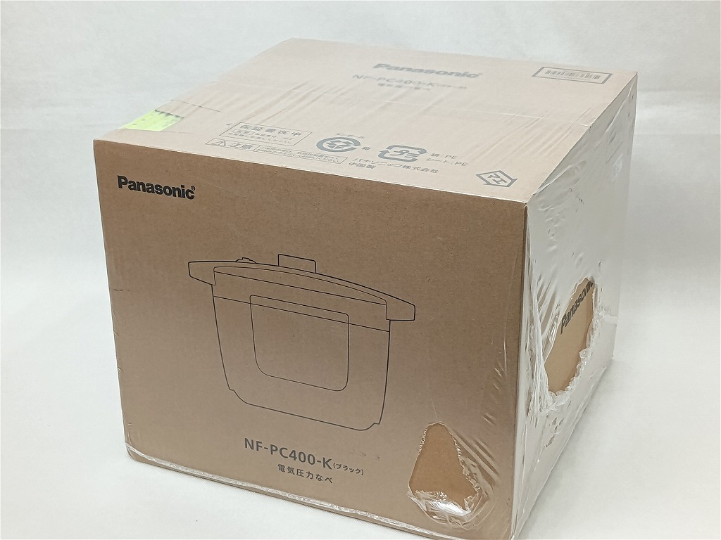 【未使用】 パナソニック Panasonic 電気圧力なべ ブラック NF-PC400