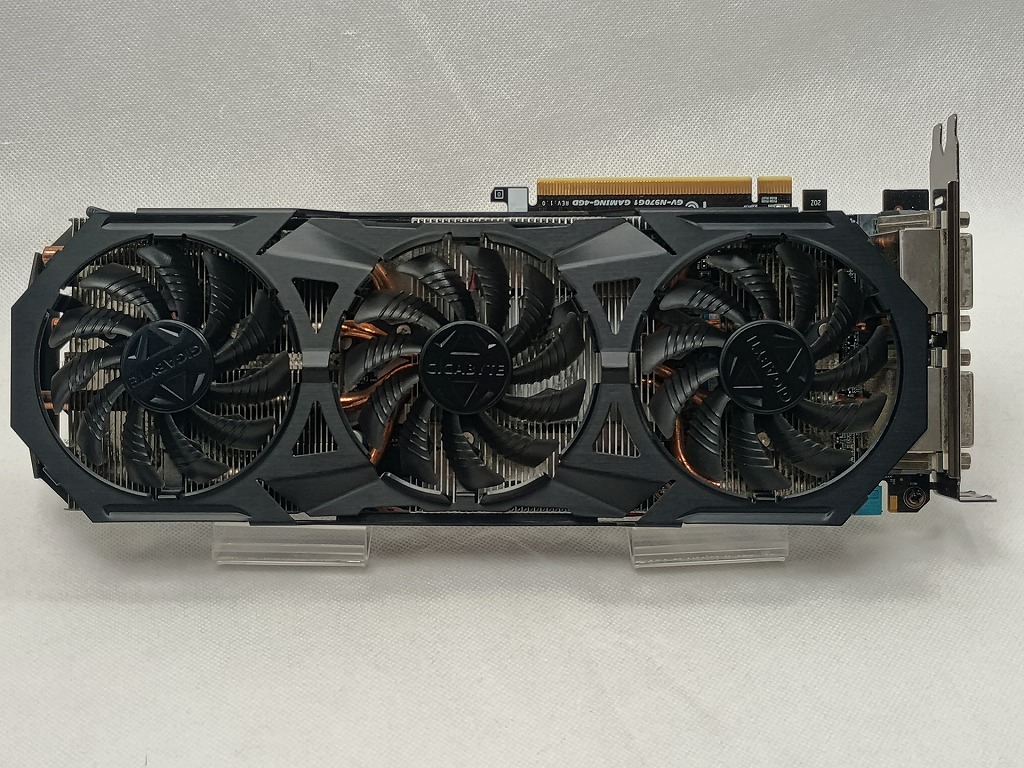 【継続期間制限事項大売り出し】ギガバイト GIGABYTE 【ジャンク品】映像媒体歌留多 Geforce GTX970 4GB GV-N970G1 【中古】