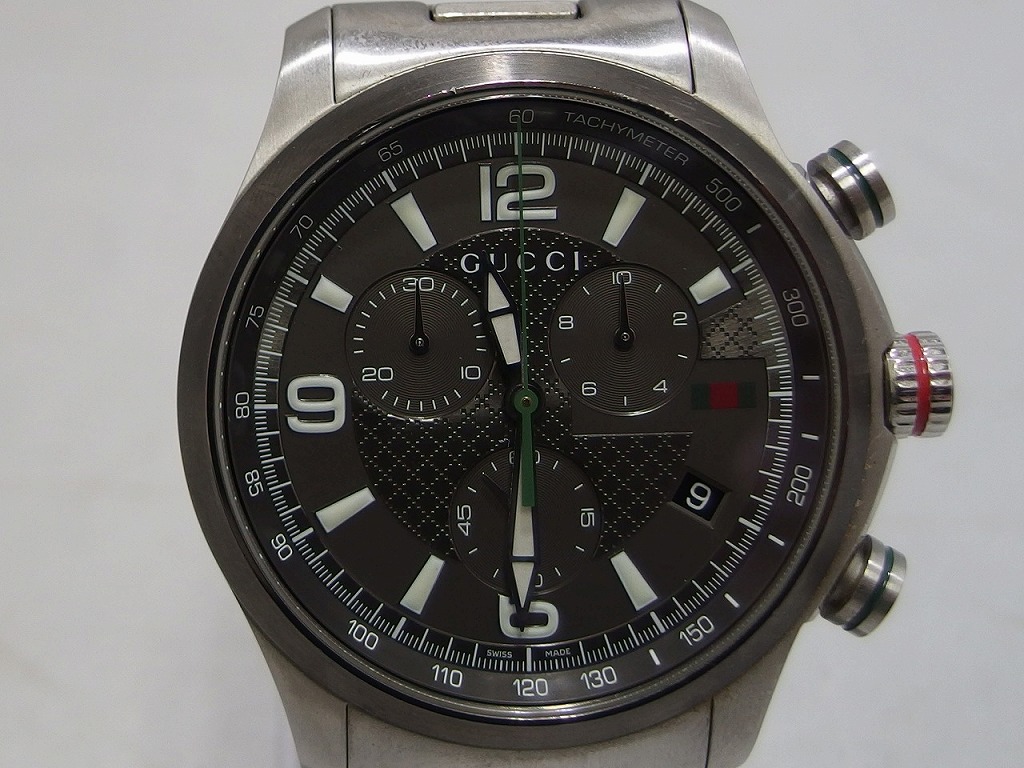 楽天市場】【GUCCHI】グッチ 127.5 レディース ステンレス ミラー文字