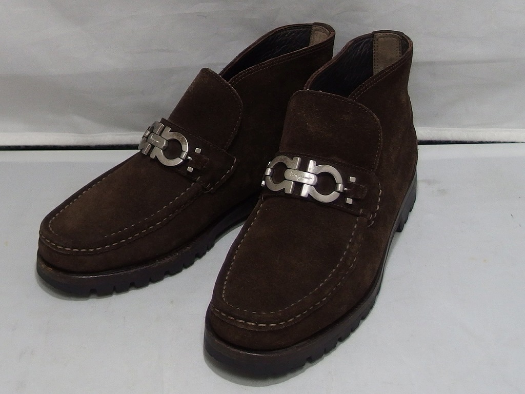 サルヴァトーレフェラガモ Salvatore Ferragamo サルヴァトーレフェラガモ Salvatore Ferragamo ショートブーツ 【中古】