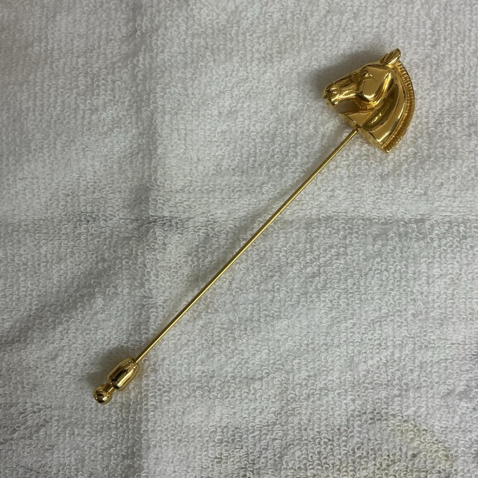 楽天市場】エルメス HERMES ブローチ ホースヘッド シルバー 金属素材