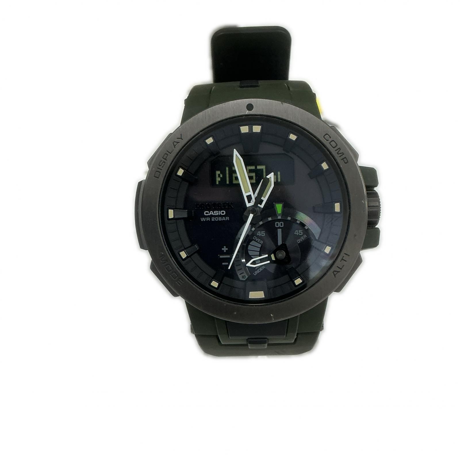 【継続期間押さえる大売り出し】CASIO PRO TREK ウオッチ PRW-7000【中古】
