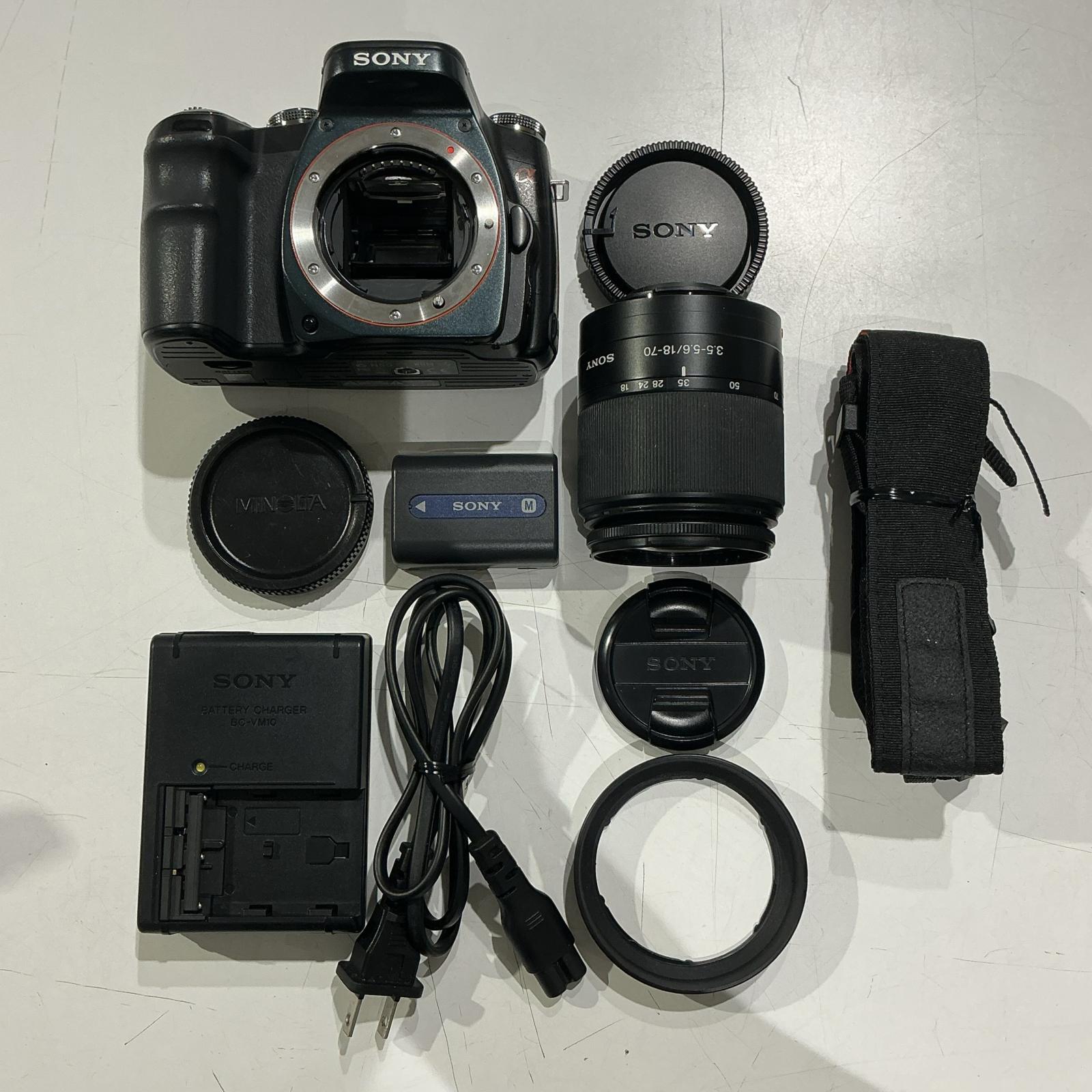 Sony Alpha Sony Alpha デジタル一眼カメラ Sony DSLR-A100K ブラック【中古】