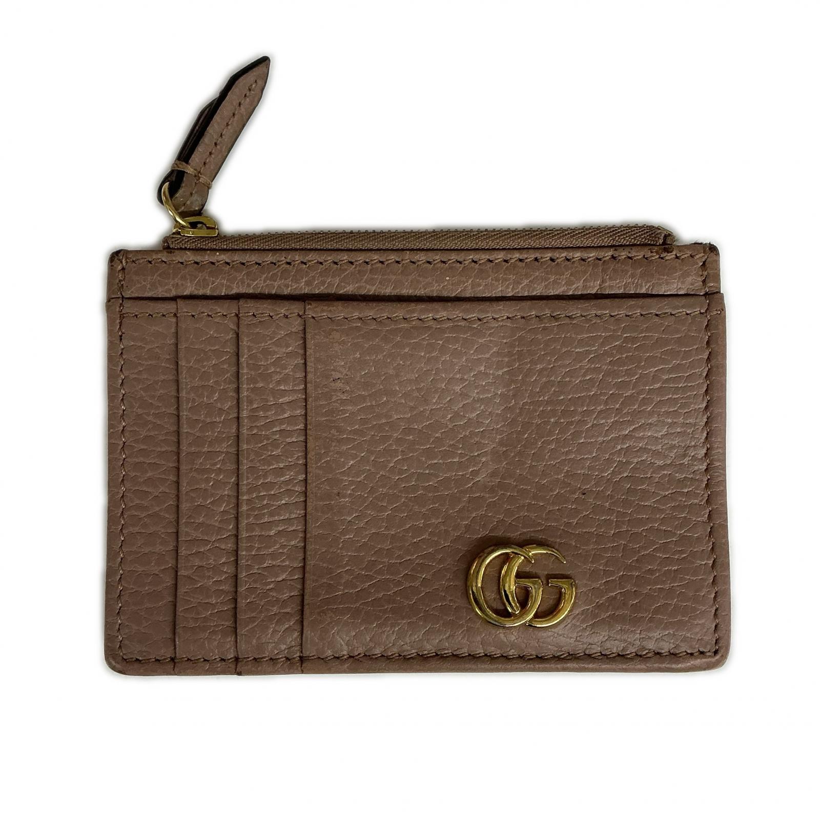 GUCCI GGマーモント カードケース【中古】