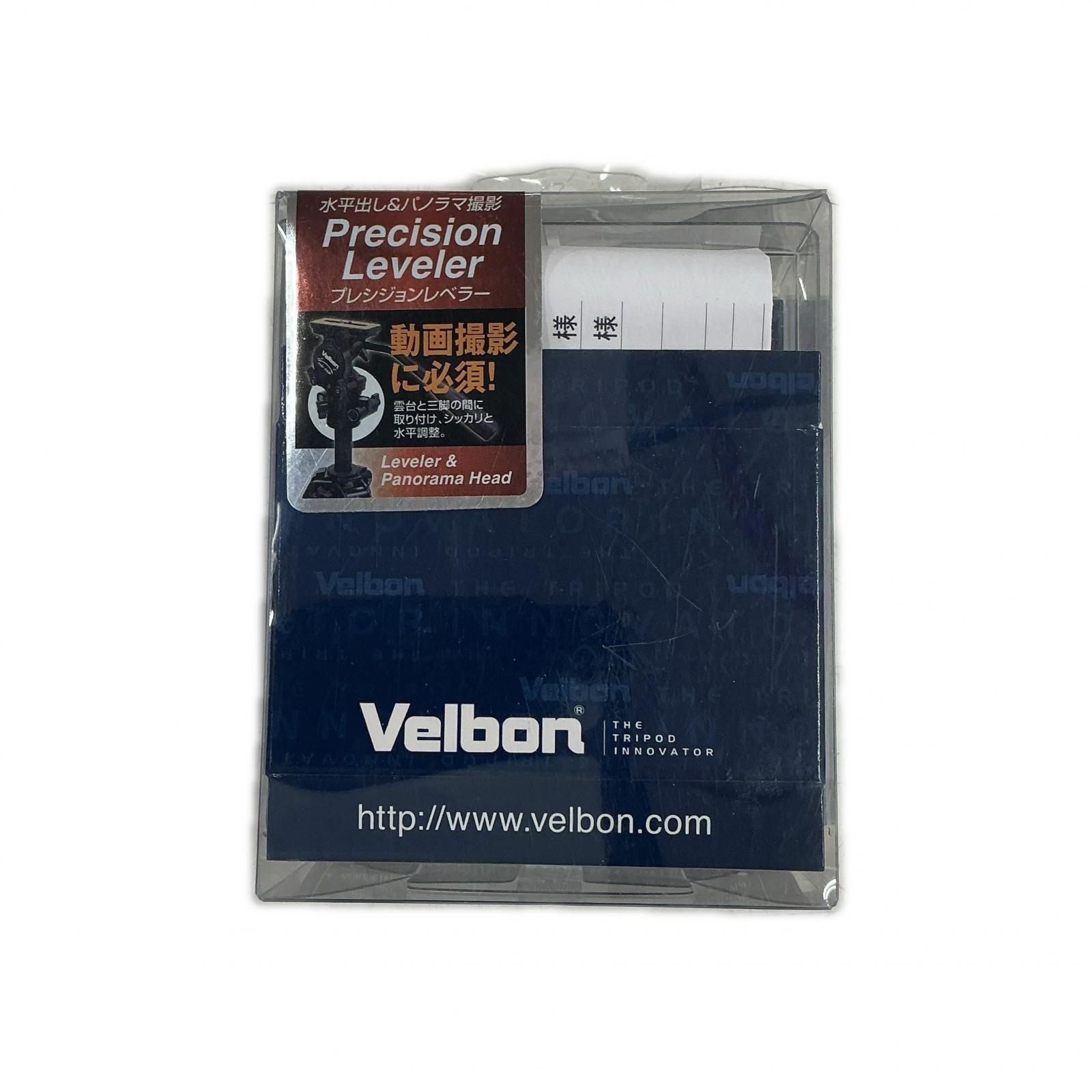 【継続期間押さえる大売り出し】【未当て嵌める】Velbon Velbon  Velbon Precision Leveler  プレシジョンレベラー【中古】