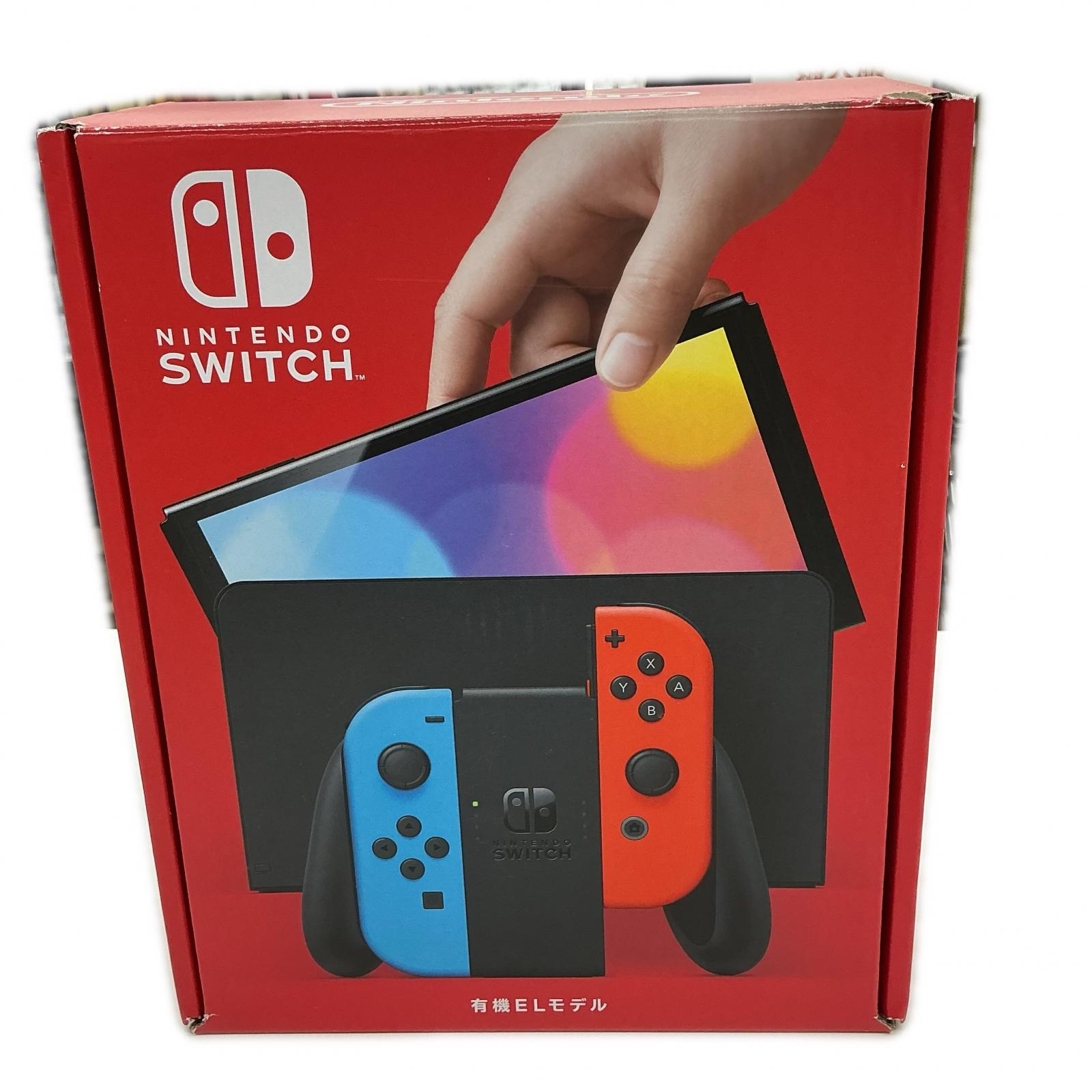 Nintendo Switch Nintendo Switch Nintendo Switch本体 Nintendo Switch 有機ELモデル HEG-S-JXE-V3 ネオンレッドネオンブルー【中古】