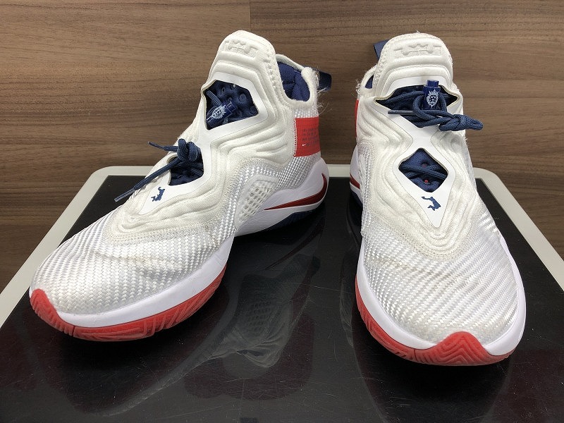 ナイキ　ジョーダン NIKE JORDAN スニーカー LEBRON SOLDIER レブロンソルジャー 28.0cm ホワイト系 【中古】