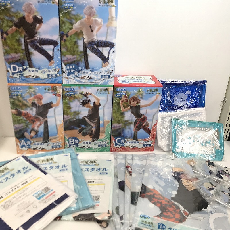 【未使用】 セガ SEGA セガ ラッキーくじ 呪術廻戦 SPLASH×BATTLE Re：【フルコンプ・全種セット】フィギュア・ラストラッキー