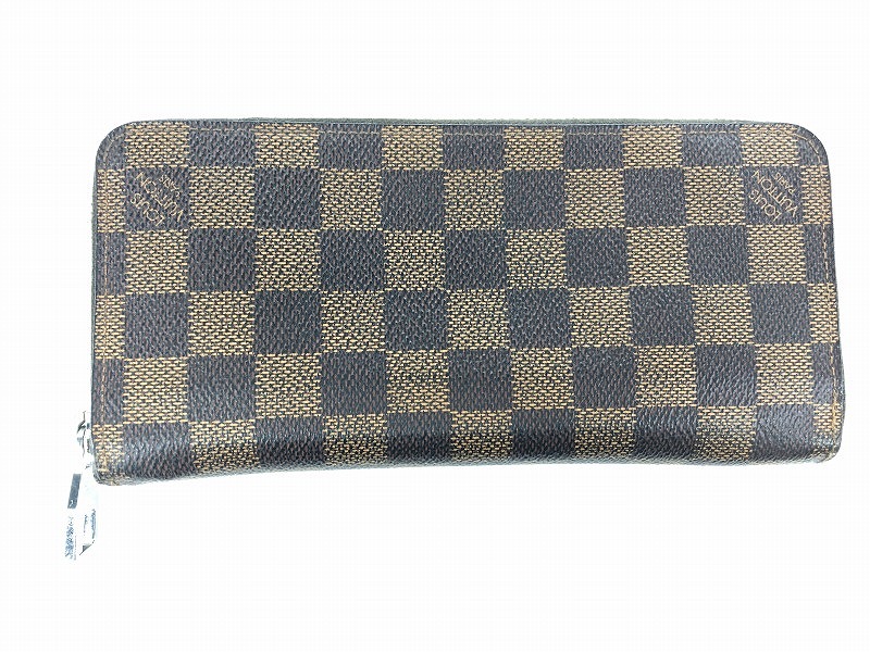 【継続期間押さえる大売り出し】ルイヴィトン LOUIS VUITTON ダミエ ジッピーウォレット・ヴェルディカル 長紙入れ 赤銅色 N6107 【中古】