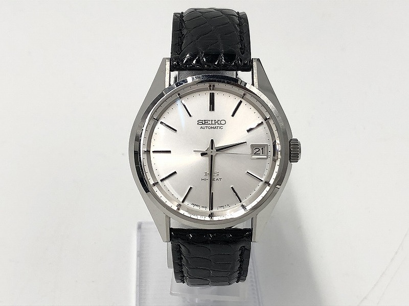【7/19(日)20時～全品ポイント10倍！要エントリー】キングセイコー KINGSEIKO Historical Collection The year 2000 SCVN001 自動巻き式腕時計 ベルト：ブラック 文字盤：ホワイト 4S15-7040 【中古】｜ワットマン店