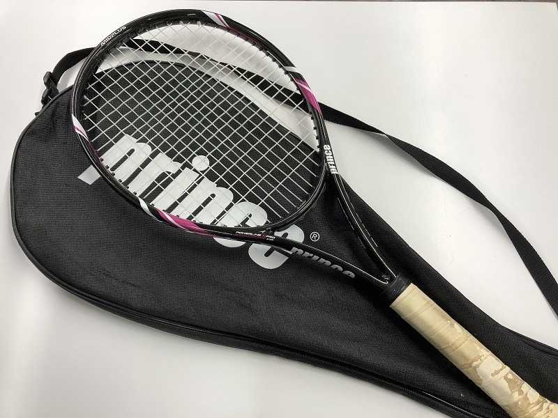 プリンス Prince テニスラケット 硬式 POWERLINE XPRO100 ブラック系 【中古】