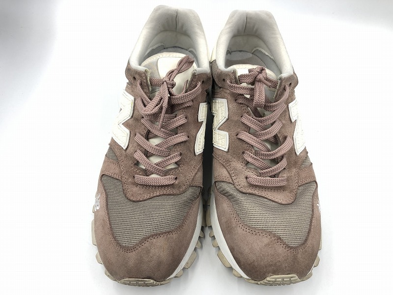 New Balance×Kith Ronnie Fieg ローカットスニーカー 30.0糎 ベージュ サクラ色 白いこと MS1300K3 【中古】