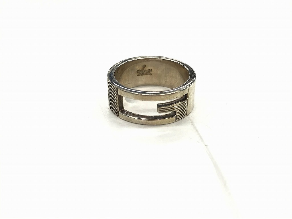 グッチ GUCCI シルバーリング #15 925刻印入り 【中古】｜ワットマン店