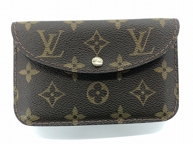 ルイヴィトン LOUIS VUITTON モノグラム サンチュール カードケース パスケース ブラウン M6948 【中古】