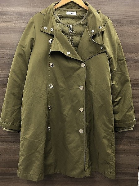 【全品ポイント10倍!要エントリー】【期間限定セール】マックス&コー MAX&Co. レディース4シーズンパーカー ジャケット Sサイズ カーキ 【中古】|ワットマン店