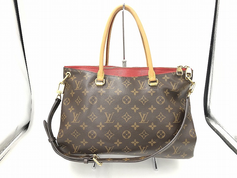 ルイヴィトン LOUIS VUITTON モノグラム パラス オロール 2way御徒面子 ハンドバック ショルダーバッグ 赤銅色 赤いこと M40906 【中古】