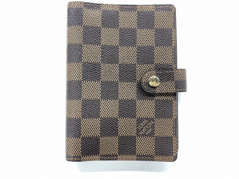 【全品ポイント10倍！要エントリー】【期間限定セール】ルイヴィトン LOUIS VUITTON ダミエ アジェンダPM 手帳カバー ブラウン M20700 【中古】｜ワットマン店