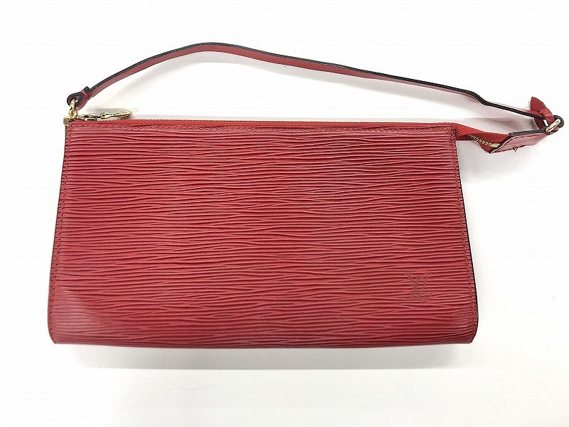 ルイヴィトン LOUIS VUITTON エピ ポシェットアクセソワール ポーチ ハンドバッグ クラッチバッグ レッド M52947 【中古】