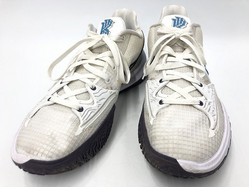 ナイキ NIKE スニーカー KYRIE 4 LOW EP 白いこと系 CZ0105-100 【中古】