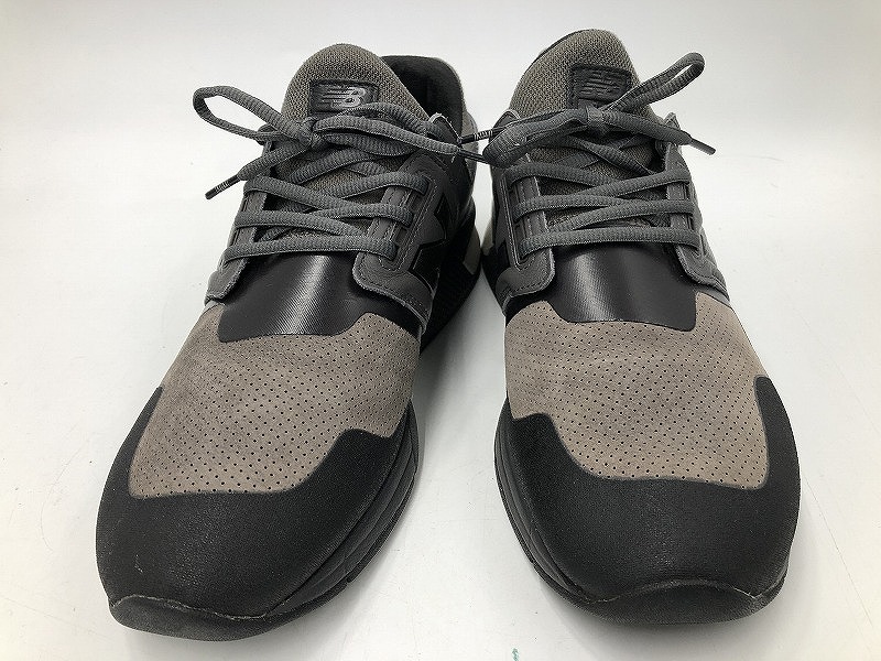 ニューバランス new balance N.HOOLYWOOD スニーカー グレー系 【中古】