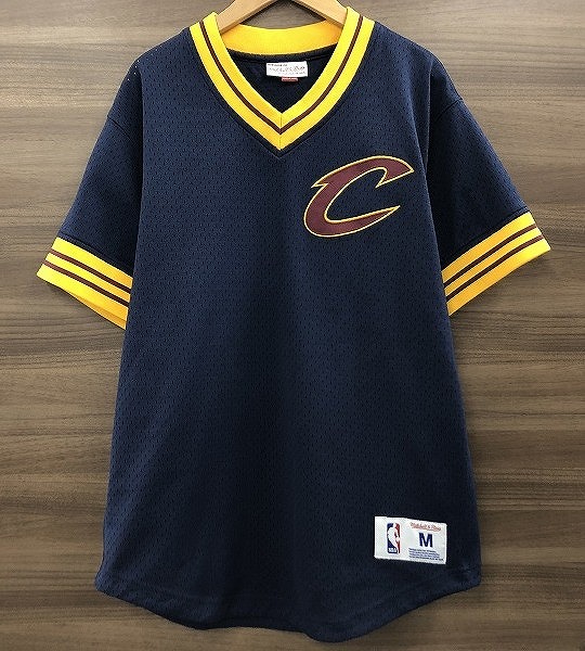 ミッチェルアンドネス MITCHELL&NESS カットソー Tシャツ 半袖 ネイビー 【中古】