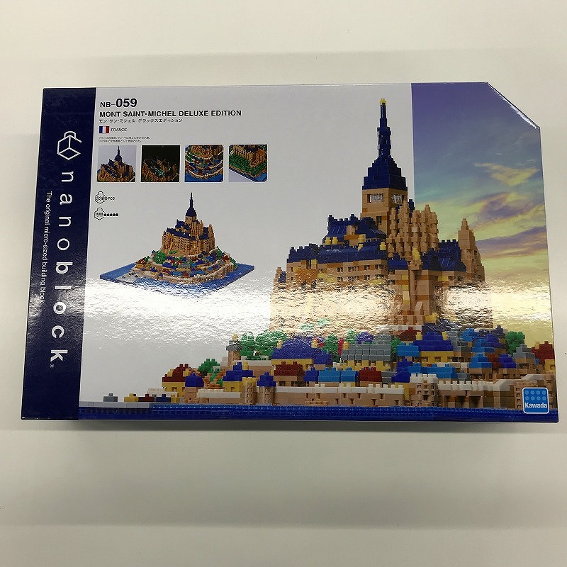 【継続期間制限事項割引き販売】【未当て嵌める】   nanoblock モン・サン・ミシェル NB-059 ブロック-セット