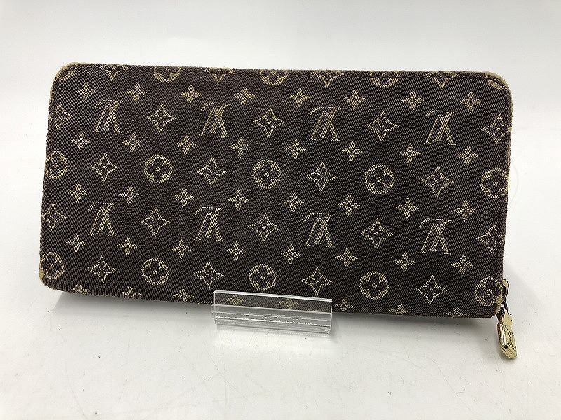 ルイ・ヴィトン LOUIS VUITTON 長財布 イディール ジッピーウォレット ブラウン モノグラム 総柄 M63009 【中古】