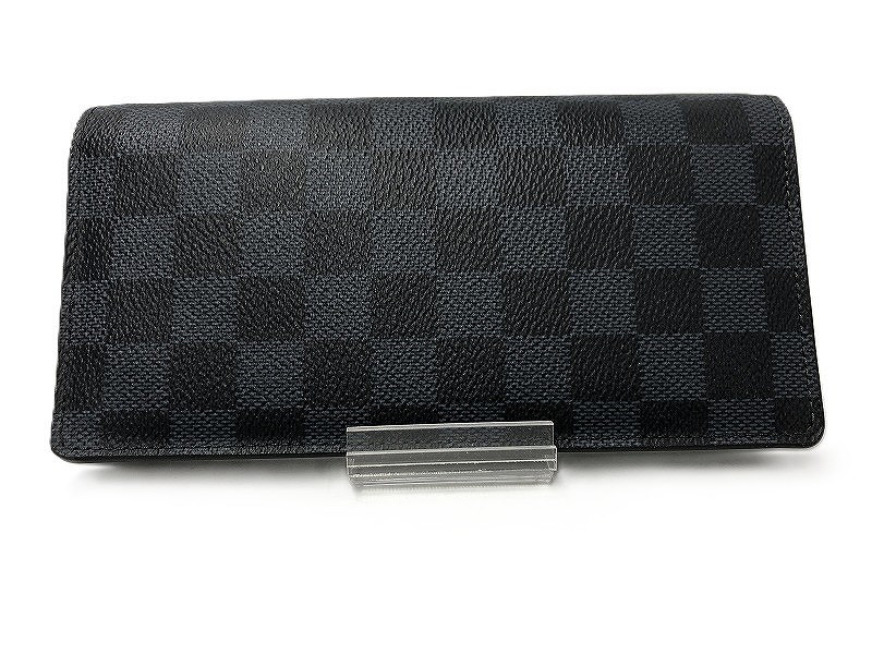 【継続期間制限事項割引き販売】ルイ・ヴィトン LOUIS VUITTON 長札入れ ダミエ ポルトフォイユ・プラザ 黒いこと×米国海軍 N62665 【中古】 バッグ・小物・ブランド雑貨-メンズ財布