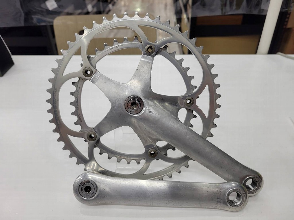 カンパニョーロ Campagnolo 【ヴィンテージ】スターター仕掛ける 52-39t 170粍 立場曖昧模糊たる 【中古】 チェーンリング-自転車用パーツ-スポーツ・アウトドア