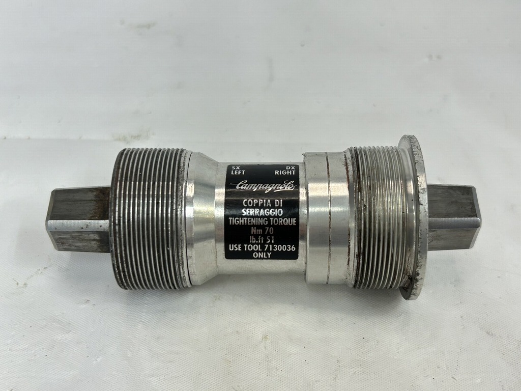 【継続期間制限事項大売り出し】カンパニョーロ Campagnolo 下つ方鉤括弧 螺旋釘切 JIS 68粍 CHORUS【カウマン戸塚】 【中古】